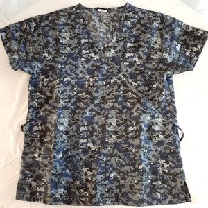 Nursing Nurse's Uniform Scrubs Scrub Top Smock